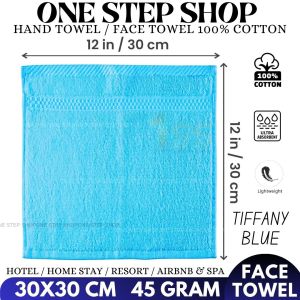35*35cm 100%cotton solid color face Towel For Adult and child Fast Drying Travel Gym Camping Sports business washcloth 12x12inchi