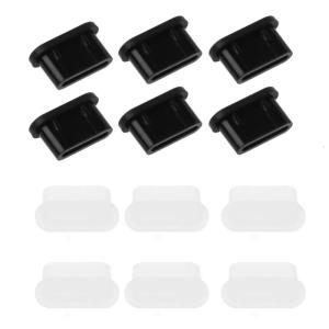 Pack of 12 Type C Dust Plug Phone Charging Port Silicone Protector Cover Universal USB C Anti Dust Caps for Phone Tablet