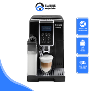 [CHÍNH HÃNG]Máy Pha Cà Phê Tự Động DeLonghi Dinamica ECAM 350.15.B Delonghi Coffee Maker Máy Pha Cafe Espresso Capuccino Áp Suất 15Bar Dung Tích 800ml Nhập Khẩu Italy Bảo Hành 12 Tháng