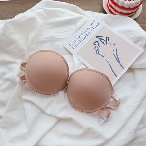 Áo ngực không dây áo cúp ngực đệm tim hở lưng chống tụt xuất Nhật tạo nhiều kiểu (tặng kèm dây trong)