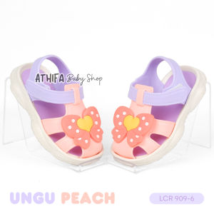 Sandal Anak Bayi Perempuan Tali Belakang 6-12 Bulan 1 2 3 4 5 Tahun LCR 909-6 Ungu Peach