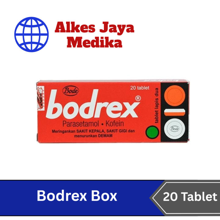 Bodrex Tablet (1box Isi 2strip X 10tablet) - Obat Sakit Kepala / Demam