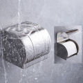 【Free Shipping+COD】Stainless Steel Toilet Paper Holder Wall Mounted Bathroom Toilet Paper Rolls Holder Tissue Holder Organizer Bathroom Shelf Organizer Hotel & Home Bathroom Paper Organizer Rack. 