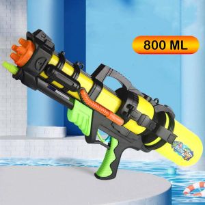 (พร้อมส่งจากไทย) ปืนฉีดน้ำ 520ml720ml1400ml ปืดฉีดน้ำสงกรานต์ขนาดใหญ่ ปรับแรงดันได้ สำหรับเด็ก7ปีขึ้นไป