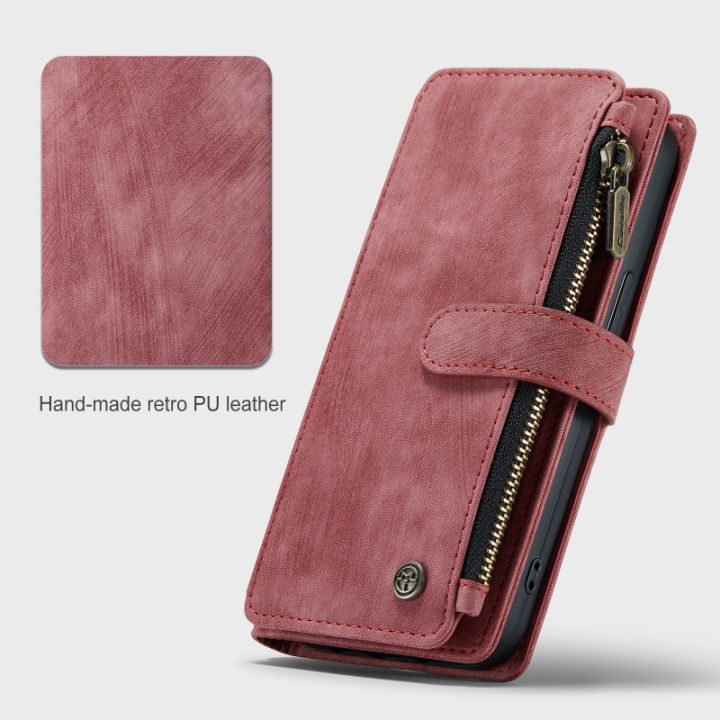 Wallet i Phone 15 Case for Coque iPhone 17 16 15 14 13 12 11 Pro Max 7 8 Plus X XS XR Case High