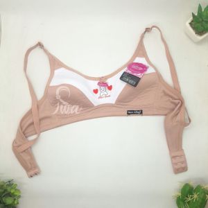 ISWA - 1PCS Bra Sport Lutty Remaja Tanpa Busa Bh  Sport Kait 2 Tanpa Kawat Bahan Adem
