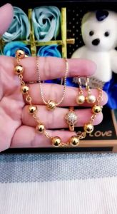 Set Perhiasan Wanita Xuping Gold 61522ad: Desain Elegan & Aksesori Klasik