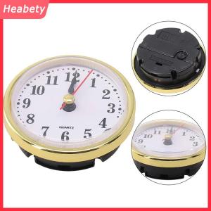 Heabety  Đồng hồ cổ điển Thủ Công Thạch Anh Phong trào dia.65mm đồng hồ tròn chèn số Roman đồng hồ nhỏ số Arabic trang trí tường