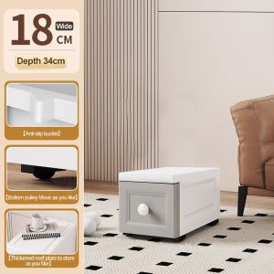 Nearra 18 cm Bedside Storaget Multi Layer Drawer Cabinet Kitchen Bathroom Plastics Sideboard