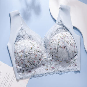 Floral Underwire Bra Bustier OnePiece and Bra Cups