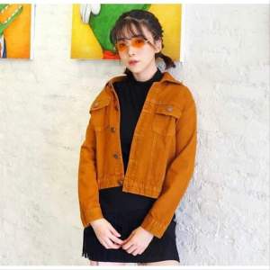 Jaket Denim Wanita Kualitas Premium Model Kasual Trendi - Bahan Jeans Tebal Nyaman