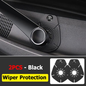2 Pack Car Wiper Arm Hole Protection Pad Noiseless Silicone Dust Cover Fit for Toyota Camry Corolla Vios Hilux Innova Avanza Yaris Car Windshield Wiper Arm Hole Plug Protection Cover