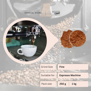 Ungu Lembayung | Arabica Coffee Beans | House Blend | Brazil Honduras | Medium Dark Roast | Freshly Roasted | White Cart