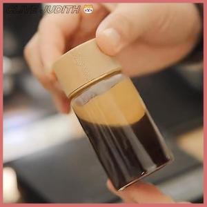 CISWGE 20 25 30ml Mini Glass Bottle For Coffee Concentrate Milk Juice Leakproof Bottle With Lid Mason Jar Portable Empty Jar