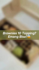 Brownies / Hampers Brownies Premium / Fudgy Brownies / Brownies Panggang / Camilan Enak
