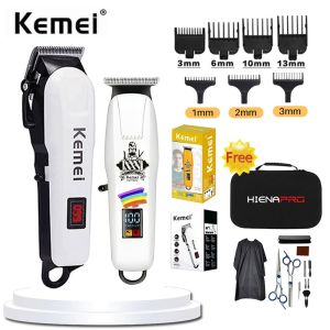 KEMEI KM-809A KEMEI KM-PG232 Hair Clipper Digital display wireless Cordless Rechargeable Hair Cut Razor for Men