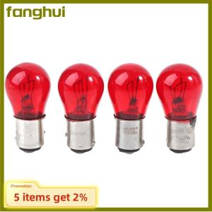 fanghui 2Pcs BAW15D Red Brake Stop Tail Light Car Bulb 12V Turn Signals Warning Lights