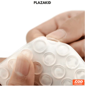 100 PCS Stiker Pelindung Benturan Silikon Bulat – Anti Benturan untuk Furniture dan Dinding