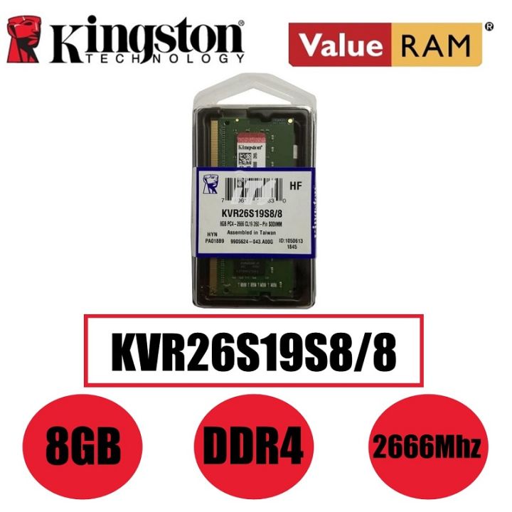 Non Ecc Kingston 2666 8gb Kingston 8GB 2666MHz DDR4 Non-ECC CL19