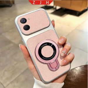 Suitable For Realme C33 4G Phone Case New With Magnetic Suction U Shield Folding Bracket And Shockproof Large Frame Casing