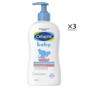 SG CETAPHIL Baby Wash & Shampoo 400ml (Suitable for sensitive skin)婴儿沐浴露