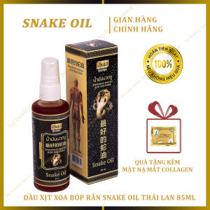 Dầu Xịt Xoa Bóp Rắn SNAKE OIL Thái Lan 85ml -Giúp Giảm Đau Vai Đau Lưng Đau Cổ Giúp Máu Lưu Thông Tốt