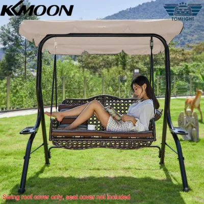 KKmoon Outdoor Top Swing Canopy Waterproof Cover Garden Sun Shade Patio Swing Cover Case Chairs Hammock Cover Pouch