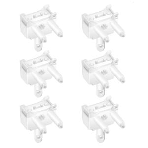 Vertical Blind Wand Control Replacement Parts White Easy Installation Control Rods for Home and Office Use 6/8/10Pieces