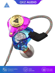 Original QKZ AK3 FiLe Wired Headphones With Mic HIFI Subwoofer Noice Cancelling Earphoones Game Running Sport Music K Song Live Monitor Earbuds