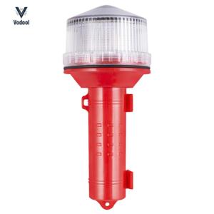 LED Marine Signal Light - Solar Powered Lantern for Camping and Hiking Activities