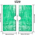 moonoom Landscape Tarp for Trimming, 78.7"x78.7" Pruning Tarp with 12 inch Hole, Waterproof Bush Trimming Tarp Shrub Trimming Catcher with Four Corner Buckles for Easy Fastening and Leaf Collection. 