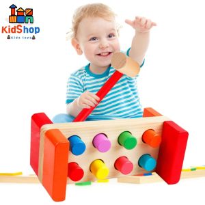 Pounding Toys Hammer Toys Knock the cube for Gross Motor Skill for Autism ADHD Special Needs