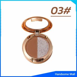 H.S. อายแชโดว์ 2สี พาเลทตามี 3 เฉดสี ให้เลือก อายชาโดว์ตา ติดทนนาน กันน้ำ กันเหงื่อ eyeshadow