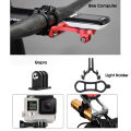 Barfly Sepeda Alloy untuk XOSS G+ Gopro Garmin Bryton Cateye Extender Mount Holder Alloy Front Bike Stem Extension. 