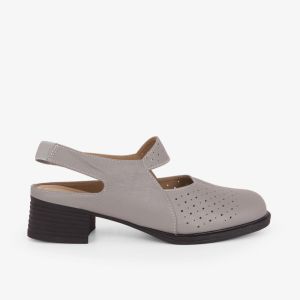 HCM - Giày Sandal Cao Gót Hạnh Dung Da Đục Lỗ HD041115AD