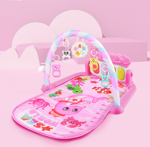 [ ẢNH THẬT + VIDEO THẬT ]Thảm Nhạc Cho Bé Sơ Sinh Nằm Chơi Piano Gym Rack Cá Heo Đồ Chơi Cho Bé Vận Động 4 Giác Quan Thông Minh - Đồ chơi có nhac có đèn cho bé trai bé gái 0-36 tháng