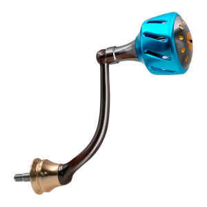 SANLIKE Fishing Reel Handle Right and Left 2pcs of Thread Aviation Aluminum Fishing Tool for Shimano Spinning Reel