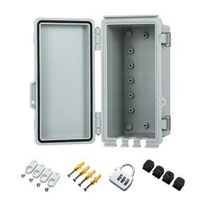 Secure Outdoor Power Junctions Case Waterproof With Lock and Sturdy ABS Materials Construction Easy Installion Designs