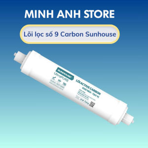 Lõi lọc nước tạo kháng số 9 SUNHOUSE Carbon SHA-WFCAR khử mùi tạo vị - Hàng chính hãng