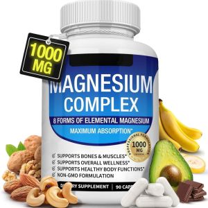 Magnesium Glycinate Complex Capsules Muscles Recovery Heart Health Mood Improve Sleep Quality Glycine Magnesium Capsules 复合甘氨酸镁胶囊