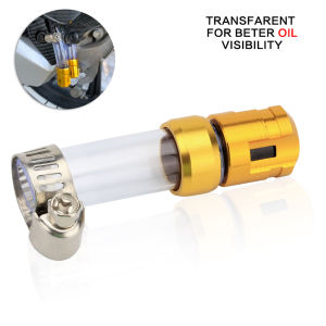 CNC AIR FILTER DRAIN TUBE ALLOY With VALVE HEAD PLUG UNIVERSAL FOR MOTORCYCLE 1PC