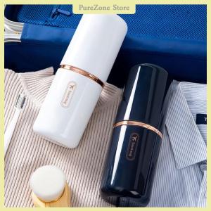 [PureZone] Travel Portable Toothbrush Cup Bathroom Toothpaste Holder Storage Case Box Organizer Travel Toiletries Storage Cup New Creative