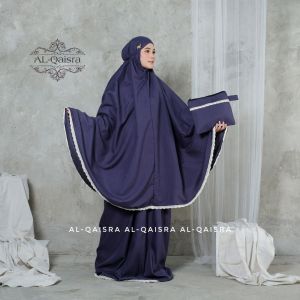 COD Mukena Dewasa Polos Katun Jumbo Rajut Travelling