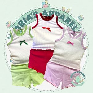 3PAIRS Cotton Ribbon Boxer Combi Terno fit to Girls -2 Years old | Daily wear