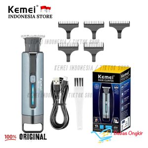 Kemei Alat Cukur Rambut Kumis Jenggot Brewok Jambang Hair Clipper Mesin Cukuran Kemei KM 1137