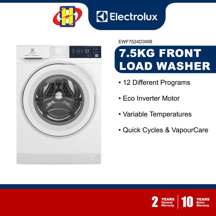 Electrolux Washing Machine (7.5KG) Inverter Ultimatecare 300 Front Load