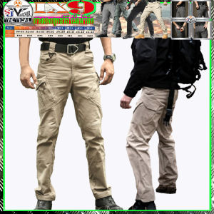 กางเกงคาร์โก้ขายาวสไตล์ยุทธวิธี กางเกงยุทธวิธี Tactical IX9ใส่เดินป่า ทำกิจกรรมกลางแจ้งผ้าทนต่อการขัดถูฉีกขาด กันน้ำป้องกันคราบS-3XLพร้อมส่ง