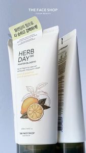 THE FACE SHOP Herb Day 365 Facial Foaming Cleanser 100ml