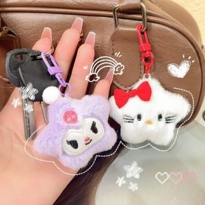 Dễ Thương Sanrio Sang Trọng Móc Khóa Cho Trẻ Em Hello Kitty Mặt Dây Chuyền Kuromi Cinnamoroll Hoạt Hình Móc Chìa Khóa Ba Lô Trang Trí Quà Tặng Cho Bé Gái Đồ Chơi