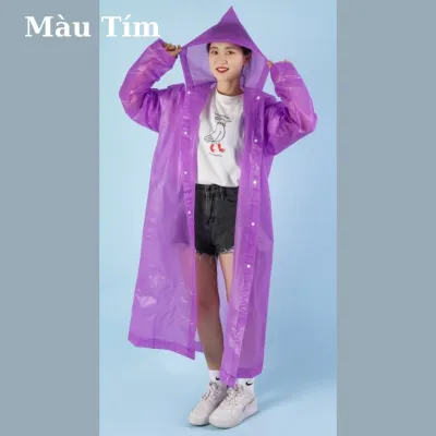Áo Mưa Thời Trang đi xe máy thiết kế đi mưa cao cấp tiện lợi 1 người kiểu măng to cánh dơi